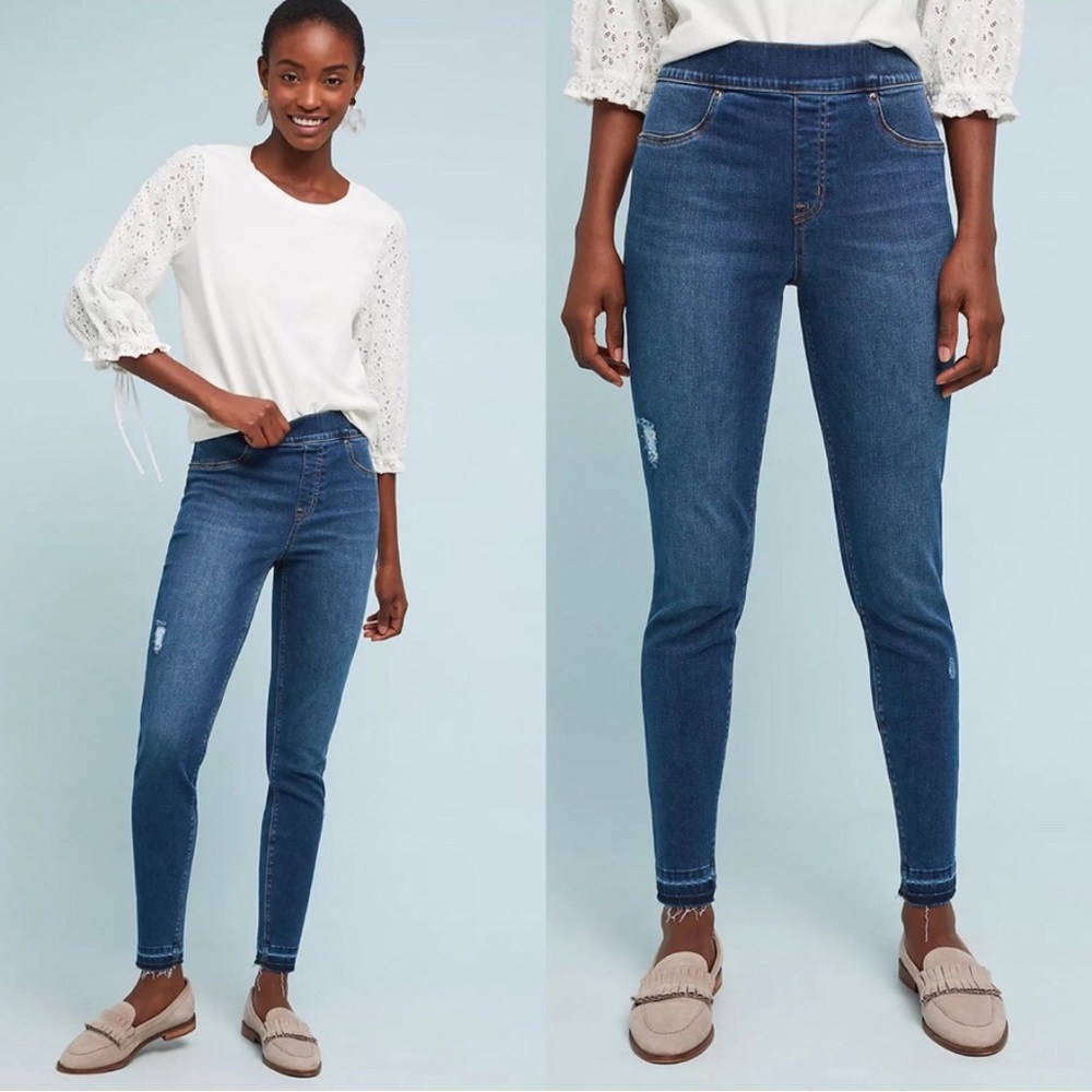 Spanx Distressed Denim Leggings